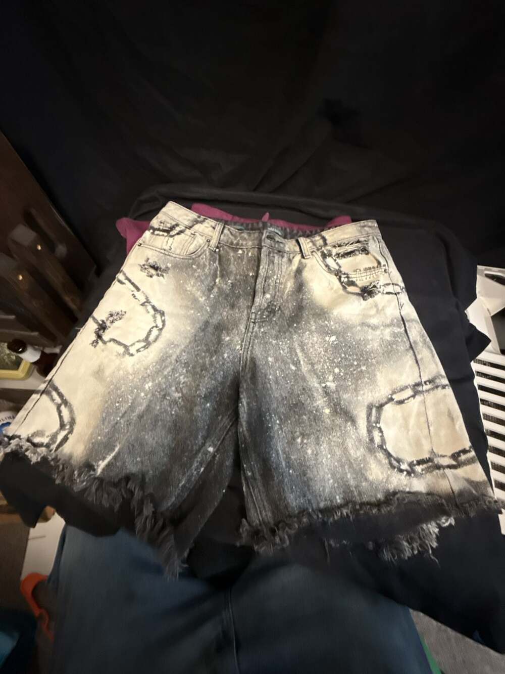 Wild Fable Printed Denim Shorts